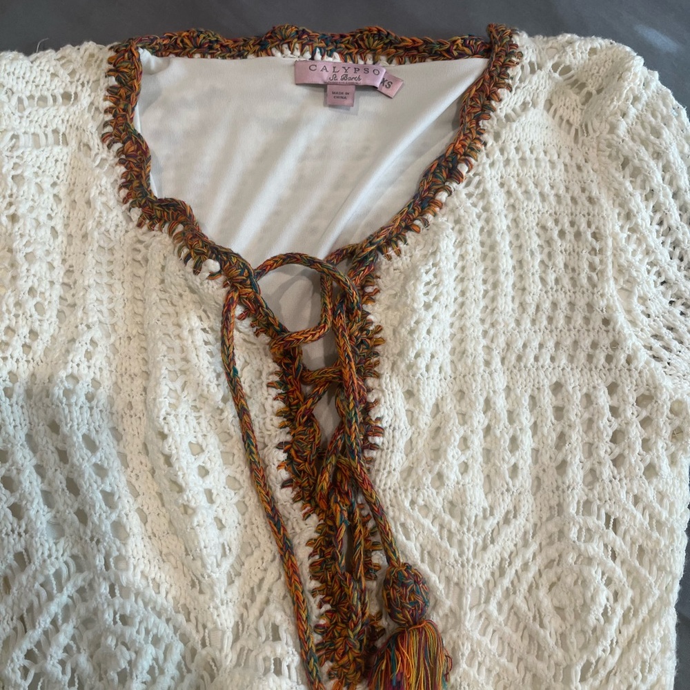 Crochet maxi dress